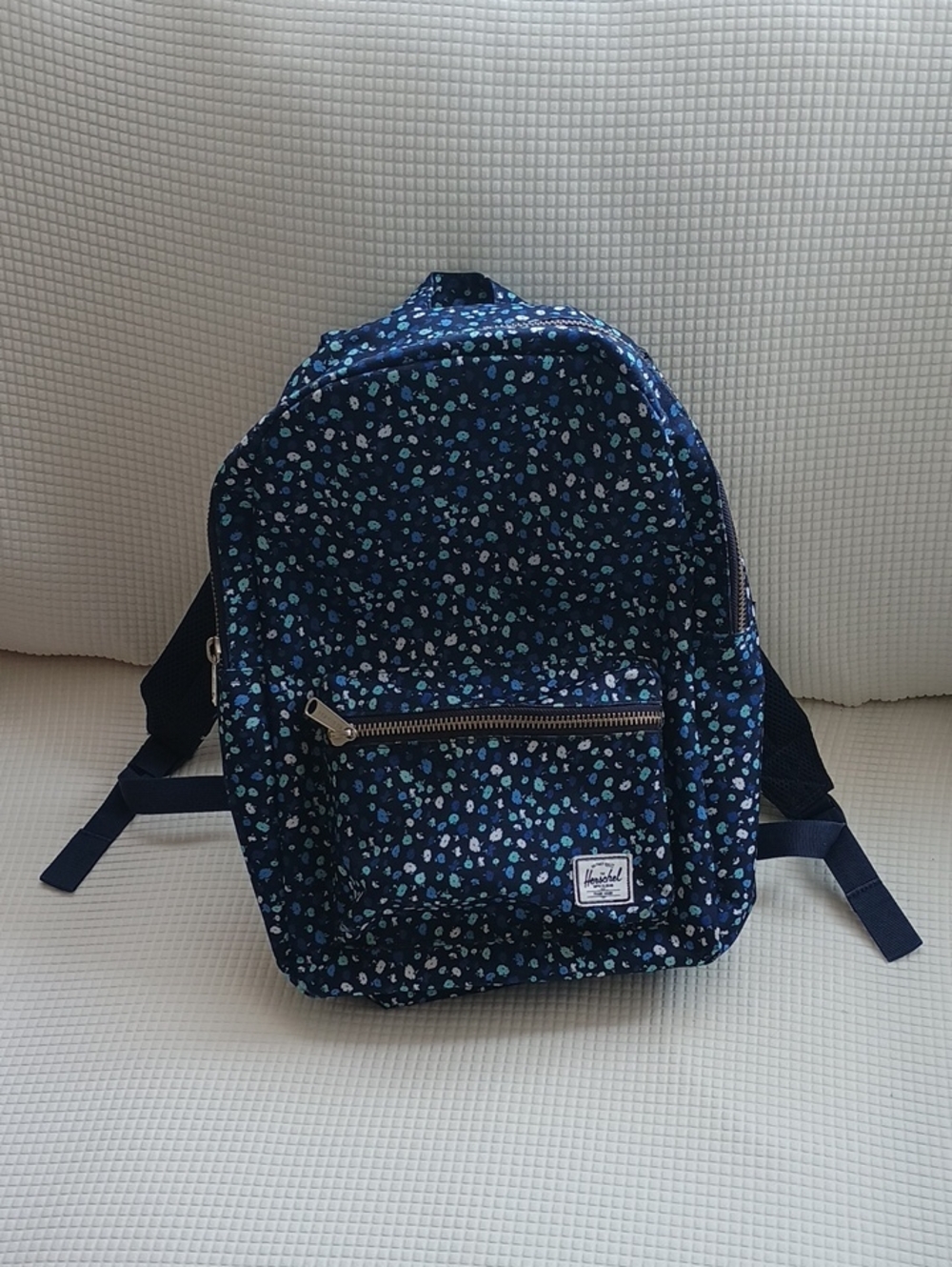 Herschel Navy Small Floral Day Backpack (Washed)